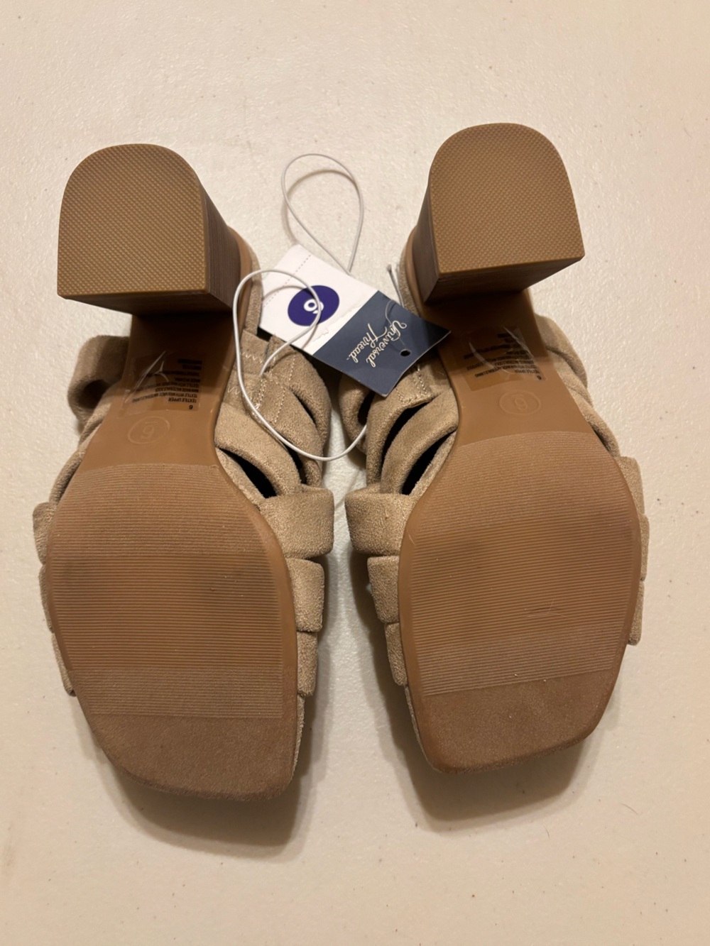 Universal Thread Braided Slide Mules in Tan 6 - Picture 5 of 7